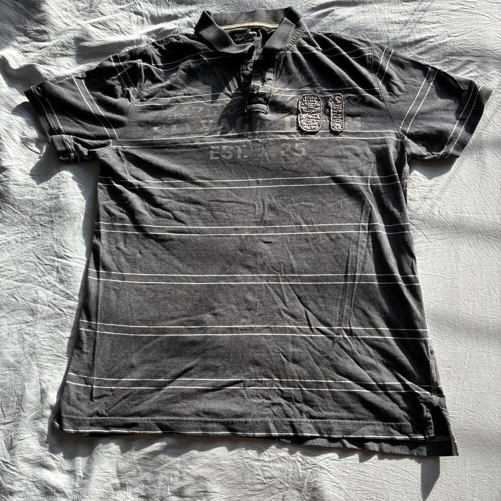 Arizona Jean Co. striped polo shirt size Large